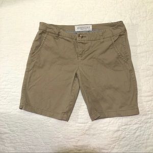 Aeropostale Bermuda twill shorts cotton spandex